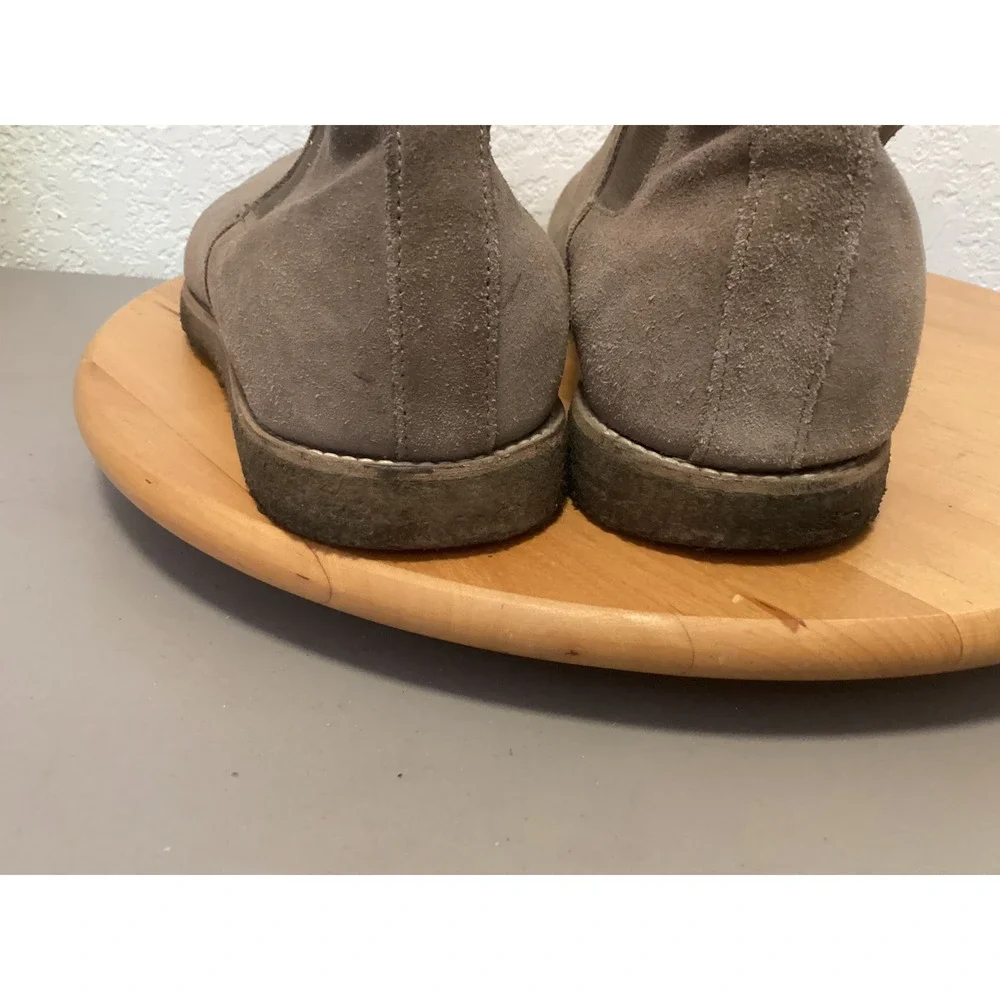 AllSaints Chelsea Boots‎ Mens 42 / 11 Taupe Brown Suede Crepe Sole Rhett Slip-on